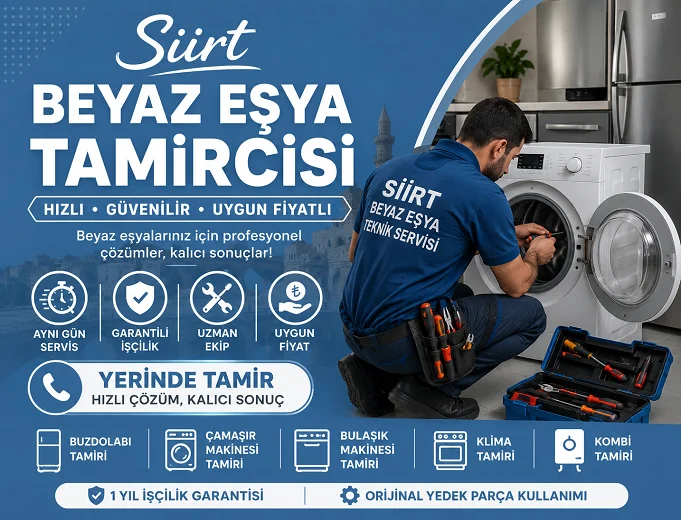 Siirt Beyaz Eşya Tamircisi