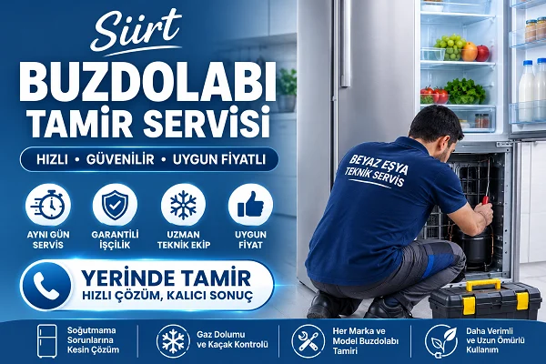 Siirt Buzdolabı Tamir Servisi
